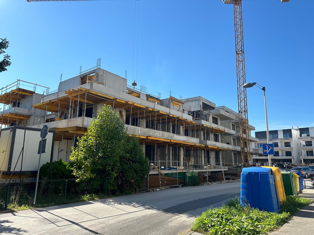 Monolitni radovi Zagreb — stambeni objekt, Front Development