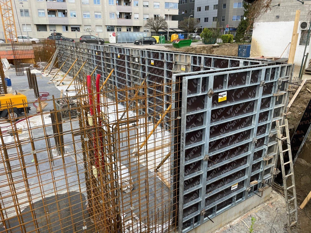 Monolitni radovi Zagreb — stambeni objekt, Front Development